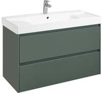 Тумба под раковину Roca Ona модуль 2 ящика 1000 зеленый матовый, 2 ящика, A857616513