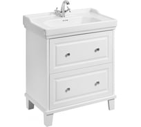 Тумба под раковину Carmen 80 Roca 2 ящика, белый матовый ZRU9307845