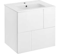 Тумба под раковину Luna 60 Roca 2 ящика, белый ZRU9307764