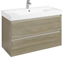 Тумба под раковину Roca Ona модуль 2 ящика 1000 темный вяз, 2 ящика, A857616511