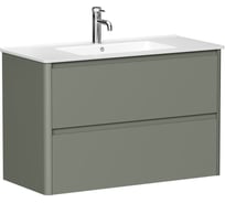Тумба ALLEN BRAU GRAVITY 100, 2 ящика, олива матовый (346147) 1.370010.CGM 00346147