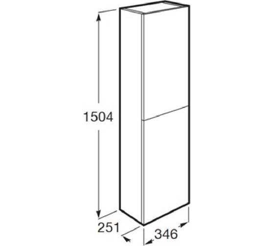 Шкаф-колонна Roca The Gap 1500 городской дуб A857427402