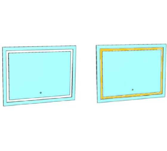 Зеркало Corozo LED Барго 1000x800, сенсор SD-00000804