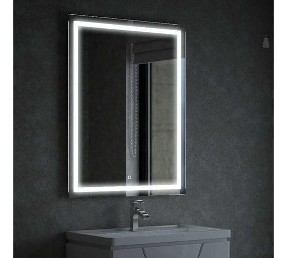 Зеркало Corozo LED Барго 600x800, горизонтальное/вертикальное, универсальное, сенсор SD-00001116