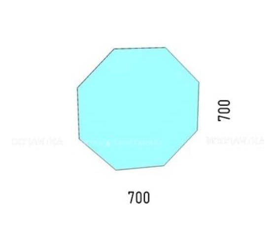 Зеркало Corozo LED Каре 700x700 V, 8 граней, сенсор SD-00000962