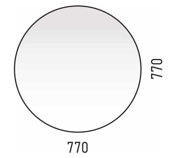 Зеркало Corozo Слим 770 SD-00001781