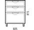 Комод Corozo Монро 60 Z3 SD-00001255 3