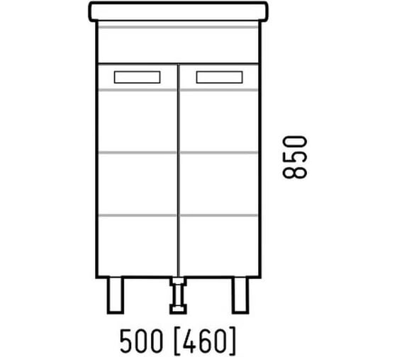 Тумба Corozo Денвер 50, Сомо 50/Фостер 50 SD-00000529