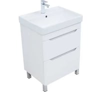 Тумба Logan TWIN 60 напольная, белый сатин (разобрнная) (351373) 00351373