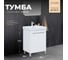 Тумба Logan TWIN 60 с распашными фасадами, белый сатин (346051) 00346051 6