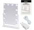 Зеркало с подсветкой BRABIX 12 LED-ламп, 3 режима свечения, 29x38см, 220V 609336 13