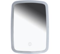 Зеркало настольное с подсветкой WBZ 24x17см, 3 режима свечения, аккум 800 mAh, белое 609333