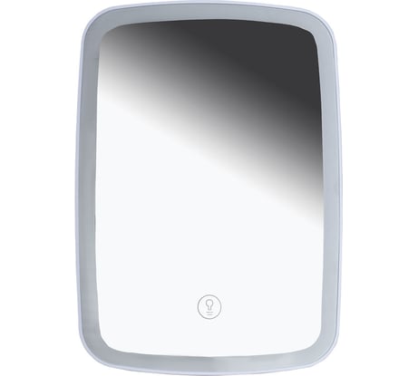 Зеркало настольное с подсветкой WBZ 24x17см, 3 режима свечения, аккум 800 mAh, белое 609333