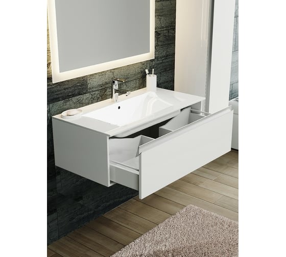 Тумба SANVIT Авеню-1 120 белыйый глянец kavenu1120w
