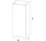 Пенал подвесной IDDIS 30 см, белый, Скай (Sky) SKY30W0i97 10