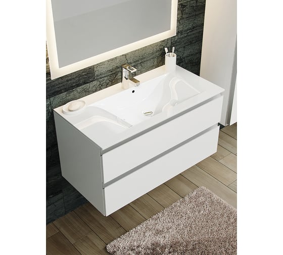 Тумба SANVIT Авеню-2 100 белый глянец kavenu2100w
