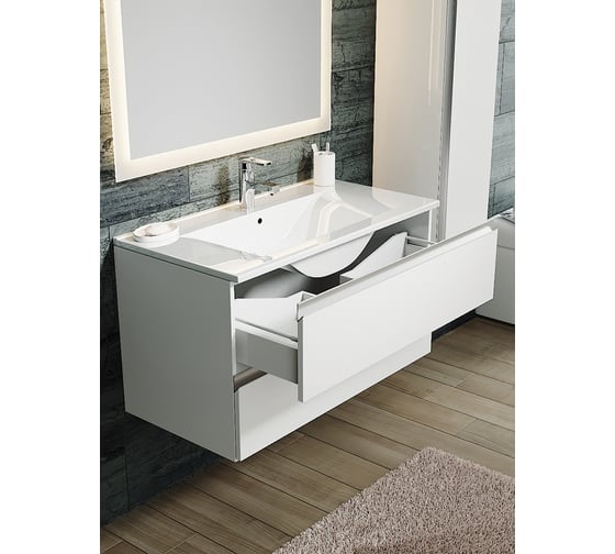 Тумба SANVIT Авеню-2 80 белый глянец kavenu2080w