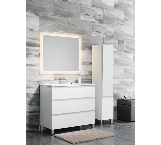 Тумба SANVIT Авеню-3 75 белый глянец kavenu3075w