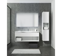 Подвесная тумба SANVIT КОНТУР - 120 белый глянец kkont120w