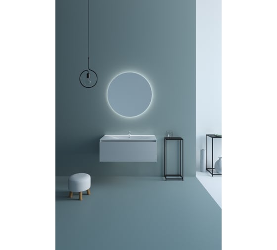 Подвесная тумба SANVIT КУБЭ - 90 - 1 белый глянец kkube1090w