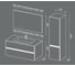 Подвесная тумба SANVIT КУБЭ - 60 - 2 белый глянец kkube2060w 2