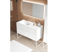 Подвесная тумба SANVIT Лира - 120 белый глянец, L klira2120L