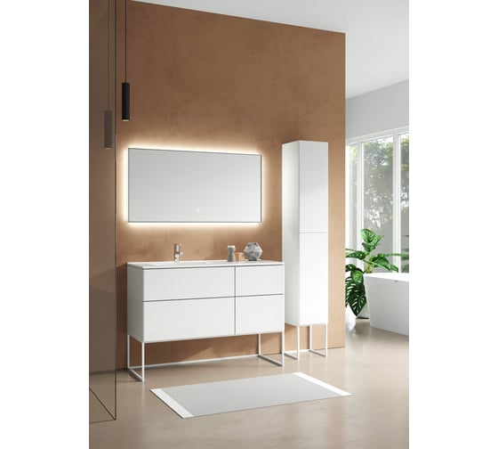 Подвесная тумба SANVIT Лира - 120 белый глянец, L klira2120L