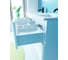 Подвесная тумба SANVIT Форма 120 двойная, белый глянец kforma1201w 5