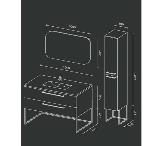 Пенал SANVIT СИТИ R белый глянец psity