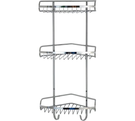 Полка угловая 3-ярусная Vanstore Flet 203-00