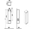 Пенал VitrA Metropole Edge 35 см, левый, орех дерево 67160 2