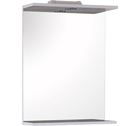 Зеркало Onika ОМЕГА 52 белое, с подсветкой 205206