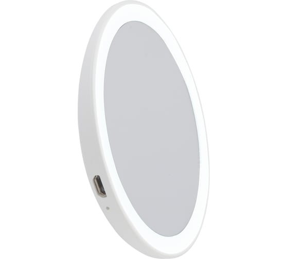 Карманное зеркало с подсветкой Uniel SW/DIM/RECH WHITE ULK-F73 UL-00007899