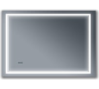 Зеркало Бриклаер Эстель 2 120, с подсветкой LED, на взмах руки, часы 4627125414336