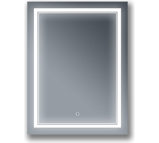Зеркало Бриклаер Эстель 2 60, с подсветкой LED, сенсор на зеркале 4627125414299 1