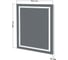 Зеркало Бриклаер Эстель 2 60, с подсветкой LED, на взмах руки 4627125414275 4