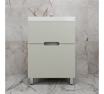 Тумба напольная Style Line Матис 60 под ASTI 60 2 ящика, ОЛИВА, эмаль ЛС-00002432