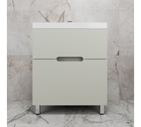 Тумба напольная Style Line Матис 70 под ASTI 70 2 ящика, ОЛИВА, эмаль ЛС-00002435