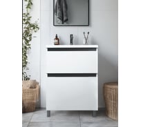 Тумба напольная Tokito 60 см белая NABEGATAKI, TOK-NAB-TN60