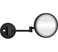 Косметическое зеркало BEMETA DARK с подсветкой, 160 мм 112101140