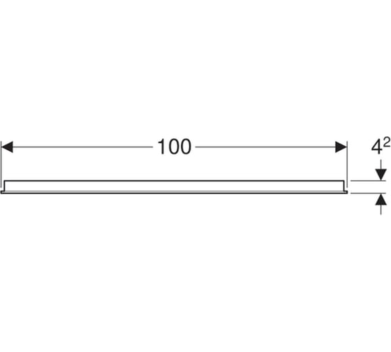 Зеркало с подсветкой Geberit Option 500.584.00.1