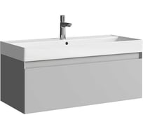 Тумба AQWELLA Geometria под умывальник, цвет серый туман, GE01101ST