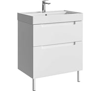 Тумба под умывальник AQWELLA Ванкувер цвет белый, VAN01072N