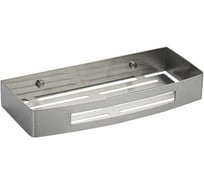 Полочка Brimix литая, прямоугольная, одинарная, из нержавеющей стали, сатин 5655-S