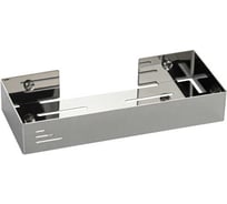 Полочка Brimix литая, прямоугольная, швг 24х4х10 см, из нержавеющей стали, хром 5688