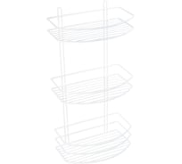 Овальная полка FIXSEN трехэтажная, белая FX-720W-3