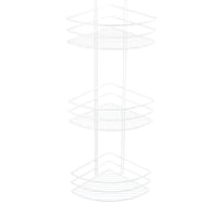 Угловая полка FIXSEN трехэтажная, белая FX-710W-3