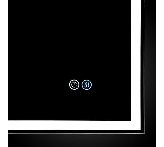 Зеркало VINCEA LED 1000x800 c сенсорным выключателем и диммером, антизапотевание VLM-3VN100-2