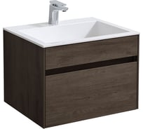 База под раковину VINCEA Chiara 600 подвесная, 1 выкатной ящик soft-close, R.Oak. VMC-2C600RO