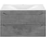 База под раковину VINCEA Fine 800 подвесная, 2 выкатных ящика soft close, Beton. VMC-2F800BT 1